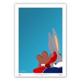 Washington Nationals 14'' x 20'' Bugs Bunny Limited Edition Fine Art Print