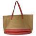 Coach Bags | Coach Large Tan Orange Leather Tote/ Shoulder Bag | Color: Orange/Tan | Size: Os