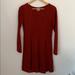 Anthropologie Dresses | Anthropologie Dolan Long-Sleeve Dress | Color: Red | Size: S