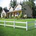 Outdoor Essentials Vinyl 2-Rail Ranch Fence Line Post Vinyl | 60 H x 5 W x 5 D in | Wayfair 53990