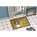 Winston Porter Tubac Beagle Spoiled Dog Lives Here Non-Slip Outdoor Door Mat Synthetics | 18 W x 27 D in | Wayfair B3BE75FB11C74A559CEAA58A4FAF4D98