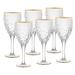 Majestic Crystal Goblet 12 oz. Crystal All Purpose Wine Glass Crystal in Yellow | 8 H x 3.25 W in | Wayfair 80608-S6