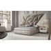Everly Quinn Solid Wood Upholstered Standard 3 Piece Bedroom Set Upholstered in Brown/Gray, Size Full/Double | Wayfair
