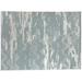 Blue/White 0.08 x 120 W in Kitchen Mat - Dakota Fields Zig Distressed Fog Kitchen Mat Synthetics | 0.08 H x 120 W in | Wayfair