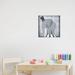 East Urban Home Circus Elephant by Ryan Fowler - Graphic Art Print Canvas in Gray | 18 H x 18 W x 1.5 D in | Wayfair