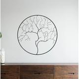 Red Barrel Studio® Tree Branch Wall Décor Metal in Gray | 36 H x 36 W x 0.5 D in | Wayfair 80042A1C89494CEC92C08D4CD111327D