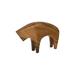 Phillips Collection Bull Figurine Wood in Brown/Gray | 11 H x 3 W x 17 D in | Wayfair TH95616