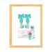 East Urban Home Teal Perfume Set III by Amanda Greenwood - Print Paper in Blue/Green/White | 24 H x 16 W x 1 D in | Wayfair