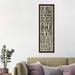 East Urban Home Life Rules by Erin Clark - Panoramic Gallery-Wrapped Canvas Giclée on Canvas Canvas, in Black/Brown/White | Wayfair