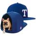 Royal Texas Rangers Plush Pet Nap Cap Dog Bed