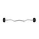 HMS 17-58-024 5907695509168 Curled Rubber Coated Bar, Schwarz, Einheitsgröße