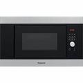 Hotpoint 20L 800W Built In Microwave & Grill - Stainless Steel