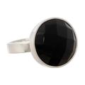 Ritual,'Black Onyx Single Stone Ring'