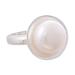 Quintessential,'Cocktail Ring with White Cultured Pearl'