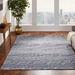 Gray/White 114 x 90 x 0.5 in Area Rug - Hokku Designs Fairstead Tufted Gray/Ivory Area Rug Polyester | 114 H x 90 W x 0.5 D in | Wayfair