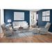 Armchair - Braxton Culler Everglade 31" Wide Tufted ArmchairrallWid Polyester in Gray/Blue/Brown | 41 H x 31 W x 38 D in | Wayfair