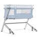 Dream On Me Skylar Bassinet & Bedside Sleeper Plastic/Metal in Blue | 30.5 H x 22 W x 35.25 D in | Wayfair 387-BLU