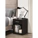 Latitude Run® 1 - Drawer Nightstand in Espresso Wood in Brown | 22 H x 16 W x 16 D in | Wayfair B95735F961CB40C58CE7DCE51FD2B47B