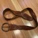 American Eagle Outfitters Accessories | Aeo Genuine Leather Belt Size Small | Color: Brown | Size: Os