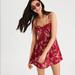 American Eagle Outfitters Dresses | Floral Mini Dress | Color: Pink/Red | Size: S