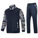 MAGCOMSEN Tracksuit for Men Set Casual 2 Pieces Suit Loungewear Bottoms Casual Suits Tracksuit Tops Elasticated Waistband Bottoms with Draw Cord, Navy Blue