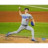 Walker Buehler Los Angeles Dodgers Unsigned 2020 MLB World Series Champions Pitching Photograph