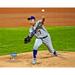 Julio Urias Los Angeles Dodgers Unsigned 2020 MLB World Series Champions Pitching Photograph