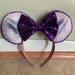Disney Accessories | Frozen Minnie Mouse Ears | Color: Blue/Purple | Size: Os
