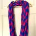 Lilly Pulitzer Accessories | Lilly Pulitzer Riley Infinity Scarf Neck In Neck | Color: Blue/Pink | Size: Os