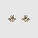 Bee Crystal And Pearl Embellished Earrings - Metallic - Gucci Earrings
