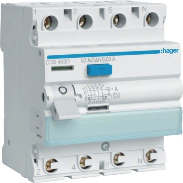 Hager FI-Schutzschalter CDS463D Image