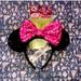 Disney Accessories | Disney Minnie Ears | Color: Black/Pink | Size: Osg