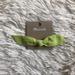 Madewell Accessories | Madewell Linen Bow Hair Elastic Neon Green | Color: Green | Size: Os