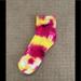 Nike Accessories | 2/$25 Nike Tie Dye Socks | Color: Pink/Yellow | Size: Os