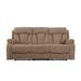 Winston Porter Ullery 84" Pillow Top Arm Reclining Sofa Metal in Brown | 40 H x 84 W in | Wayfair D4203FC9C3AB4A16B41073375AD51483