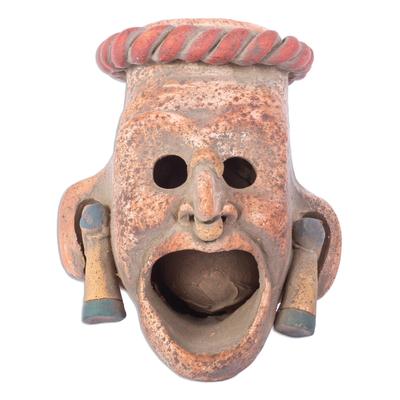 'Western Mexico Pre-Hispanic Ceramic Ocarina Flute'