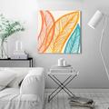 East Urban Home 2 Piece Wrapped Canvas Painting Print Set Canvas in Blue/Orange | 30 H x 30 W x 1.5 D in | Wayfair E5470359A63E48F7B3A7CECBDA9E1468