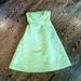 J. Crew Dresses | J. Crew Chartreuse Strapless Boutique Dress 4 | Color: Green | Size: 4