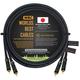 2 Meter – Directional High-Definition Audio Interconnect Cable Pair CUSTOM MADE By WORLDS BEST CABLES – using Mogami 2549 wire and Eminence Gold Locking RCA Connectors