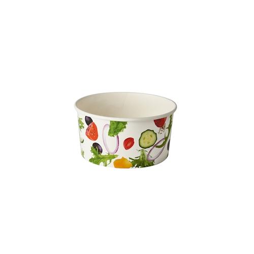 Papstar 360 Salatschalen, Pappe To Go 1 l Ø 15 cm · 7,5 cm Salad