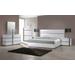 Modern 2-Tone Queen Size Bed - Chintaly MANILA-BED-QUEEN