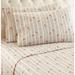 Micro Flannel® Beige Cardinal Bird Print Sheet Set by Shavel Home Products in Flannel (Size QUEEN)