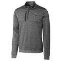 Men's Cutter & Buck Gray Atlanta Falcons Stealth Quarter-Zip Jacket