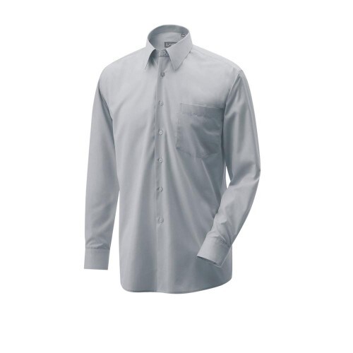 Exner 400 - Oberhemd langarm : silbergrau 60% Baumwolle 40% Polyester 120 g/m² 42 Image