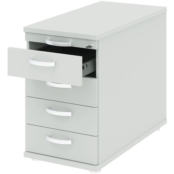 röhr Anstellcontainer »Techno« mit klassischen Schubladen grau, 43x80x80 cm Image