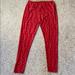 Lularoe Pants & Jumpsuits | Lularoe Tc Pink Heart Leggings | Color: Pink | Size: Tc