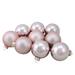 Northlight Seasonal Glass Christmas Ball Ornament Glass in Pink | 2.5 H x 2.5 W x 2.5 D in | Wayfair 32627431