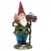 Trinx Solar Bluebird Gnome Welcome Statue Resin/Plastic in Blue/Green | 15 H x 5.75 W x 8.5 D in | Wayfair FF49517B0308465CBD2AB6CA28385850