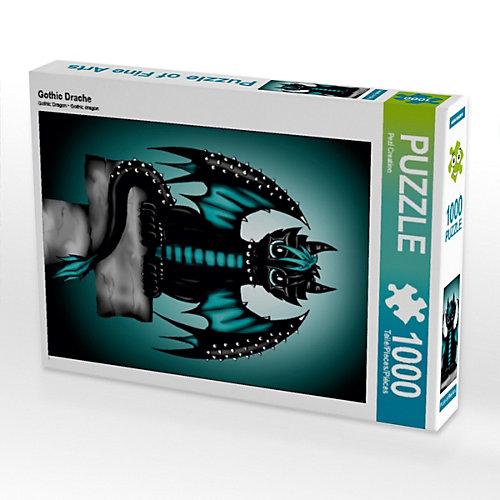 Puzzle CALVENDO Puzzle Gothic Drache - 1000 Teile Foto-Puzzle glückliche Stunden Kinder