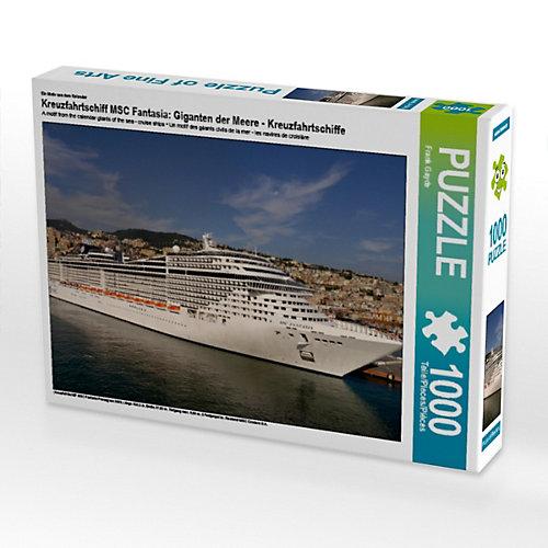 Puzzle Kreuzfahrtschiff MSC Fantasia: Ein Motiv aus dem Kalender Giganten der Meere - Kreuzfahrtschiffe Foto-Puzzle Bild von Frank Gayde Puzzle